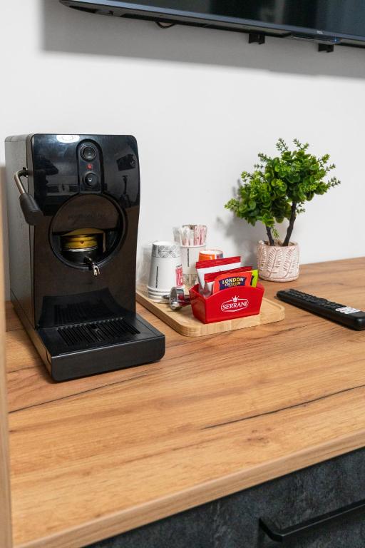 Kuchyň nebo kuchyňský kout v ubytování Fit Residence