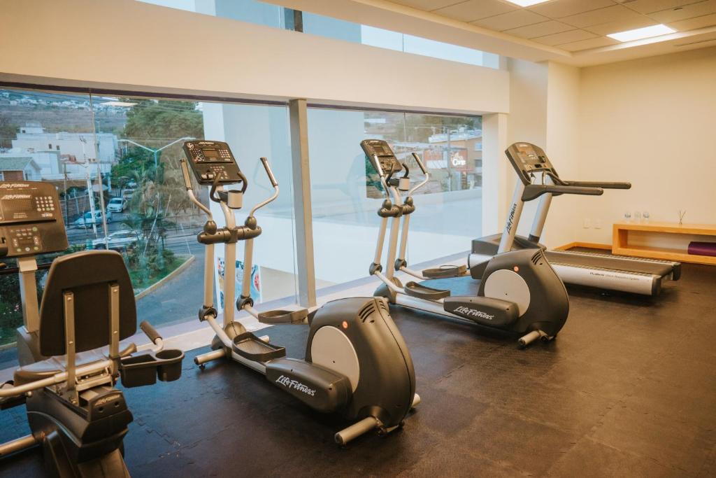Fitness centrum a/nebo fitness zařízení v ubytování Gran Hotel Concordia