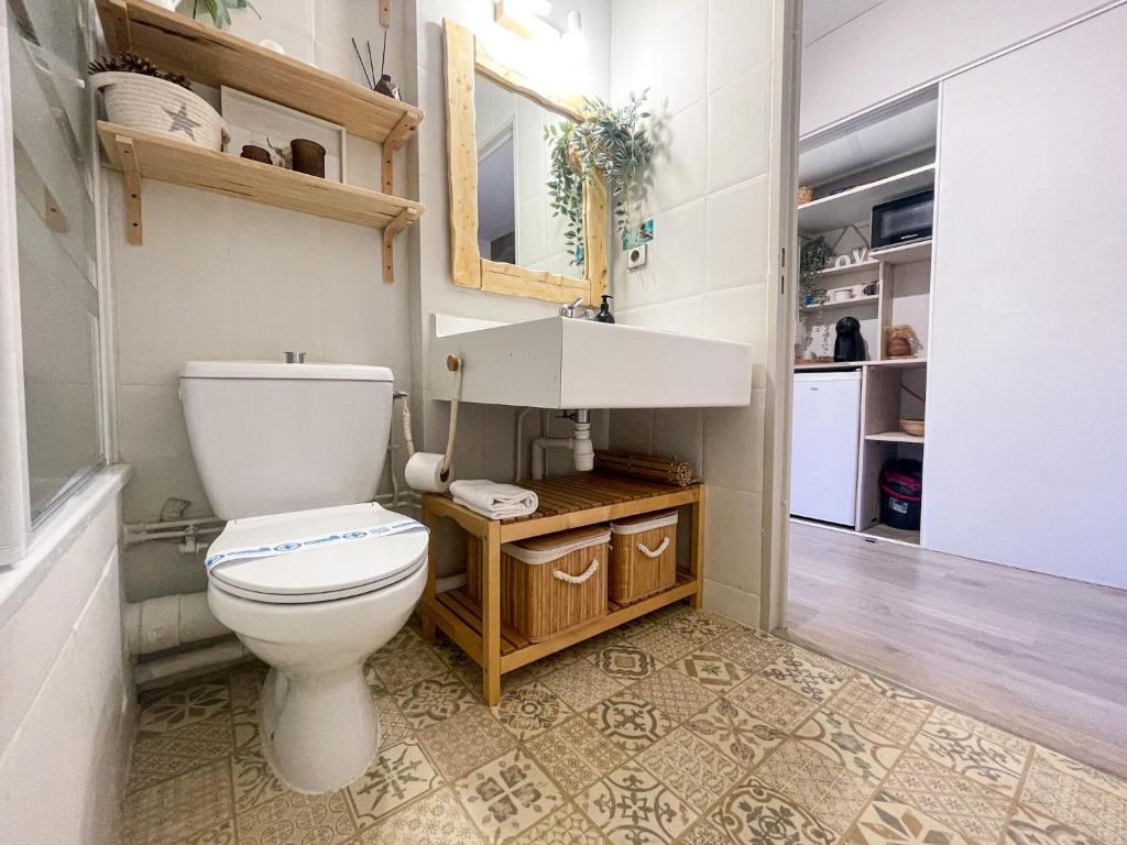 Kúpeľňa v ubytovaní Apartamento ideal para parejas en Enveitg