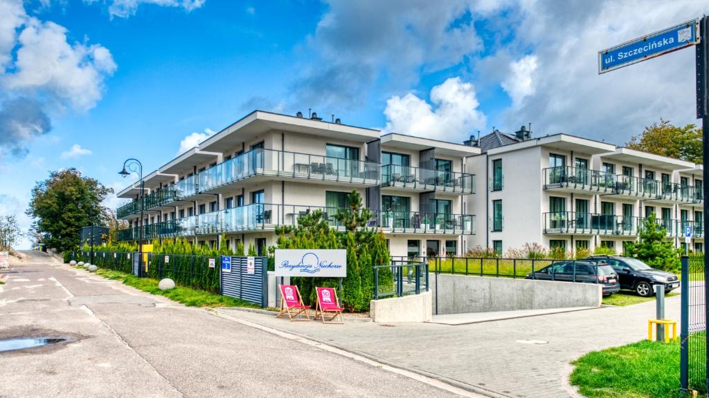 Budynek, w którym mieści się apartament