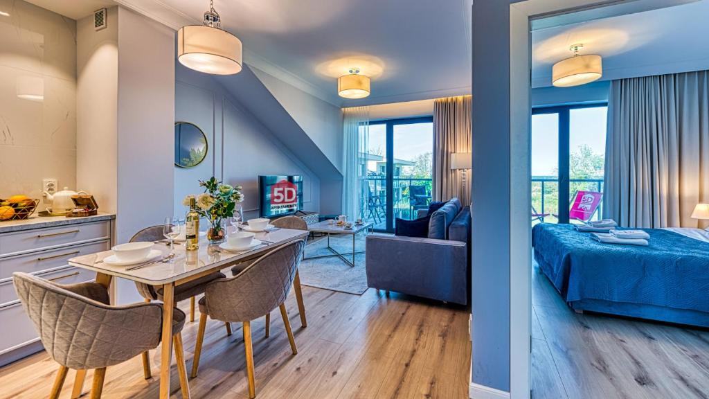 Posezení v ubytování Rezydencja Niechorze 314 z Widokiem na Morze - 5D Apartamenty