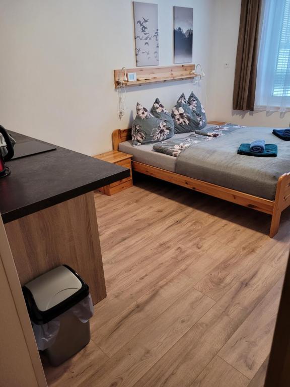 Postel nebo postele na pokoji v ubytování Apartmány 009