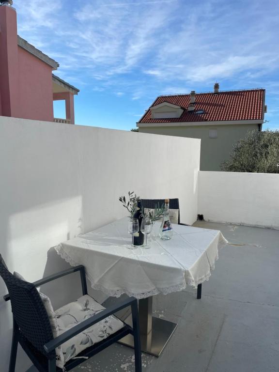Balkón nebo terasa v ubytování my home Promajna