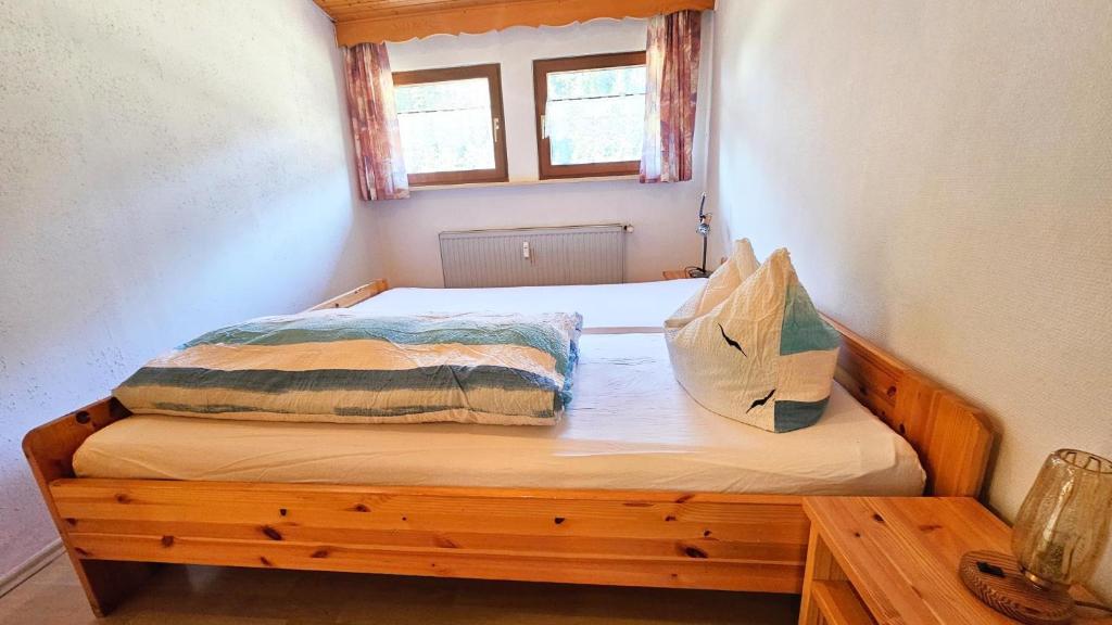 Postelja oz. postelje v sobi nastanitve Ferienwohnung Wehra in Todtmoos