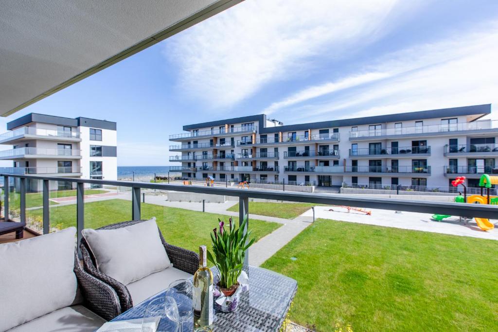 Zdjęcie z galerii obiektu Apartament LAWENDOWY Gardenia Dziwnów z widokiem na morze EPapartamenty w Dziwnowie