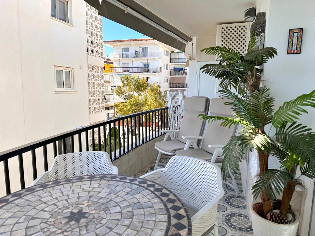 Balkon lub taras w obiekcie Acapulco Playa 302 Apartments Casasol