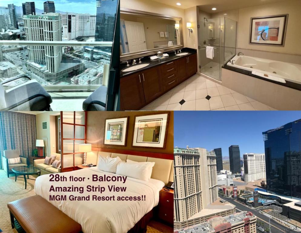 ! MGM Free resort accessHigh Floor STRIP view, Las Vegas (updated