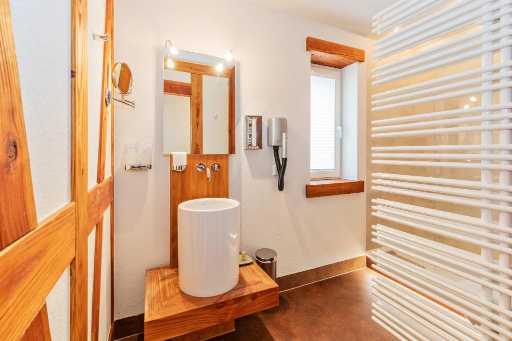 Koupelna v ubytování Hotel Zum Pfeiffer