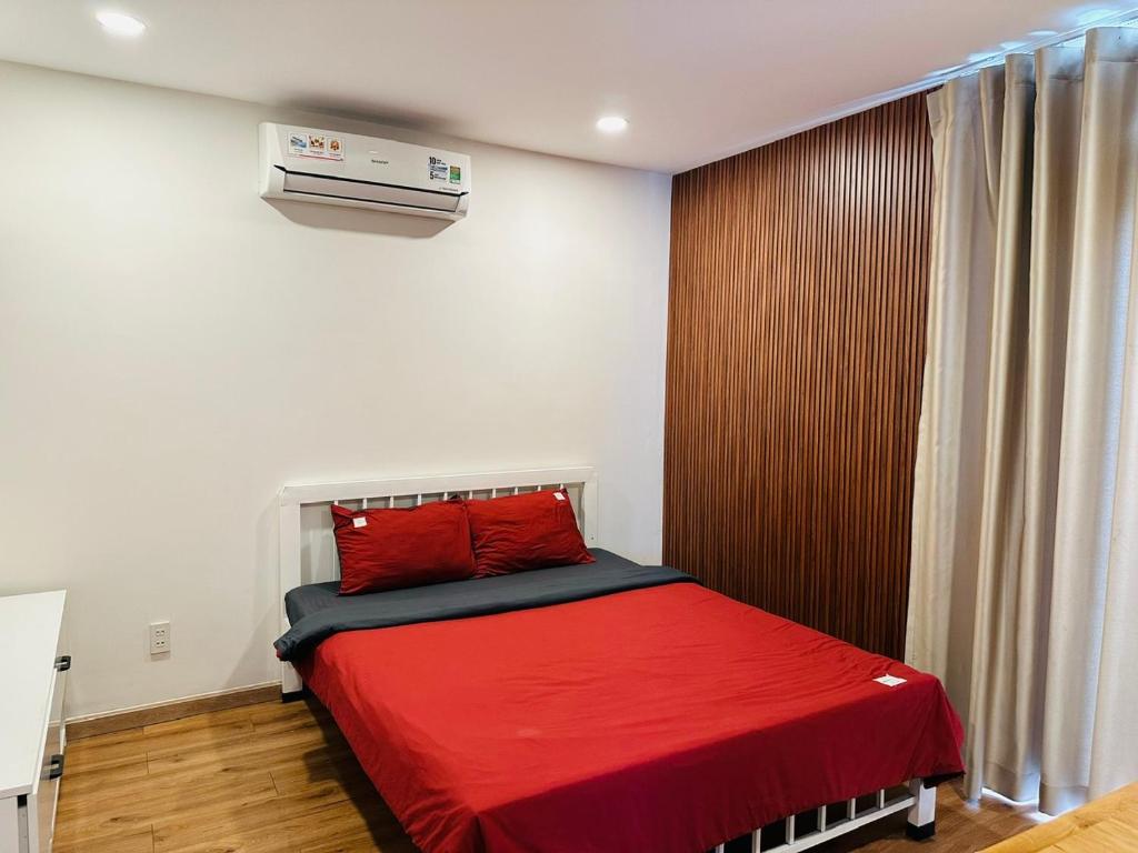 Postel nebo postele na pokoji v ubytování B786 Airport Apartment
