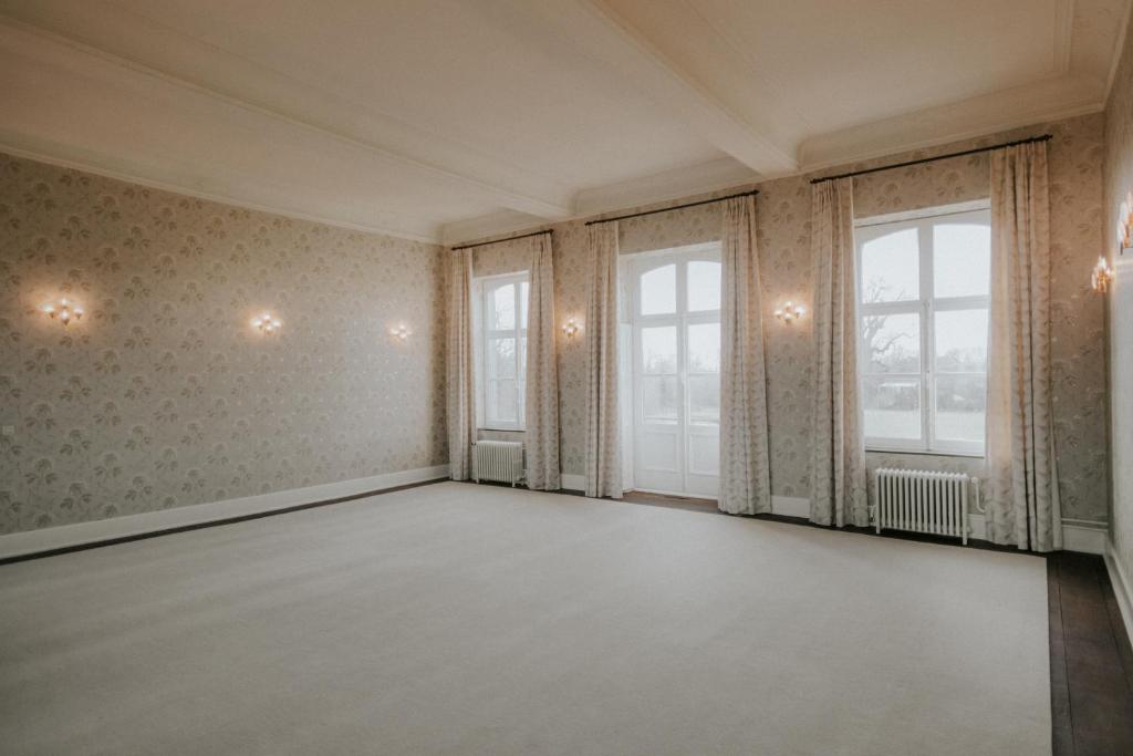 Postel nebo postele na pokoji v ubytování Château de Looz