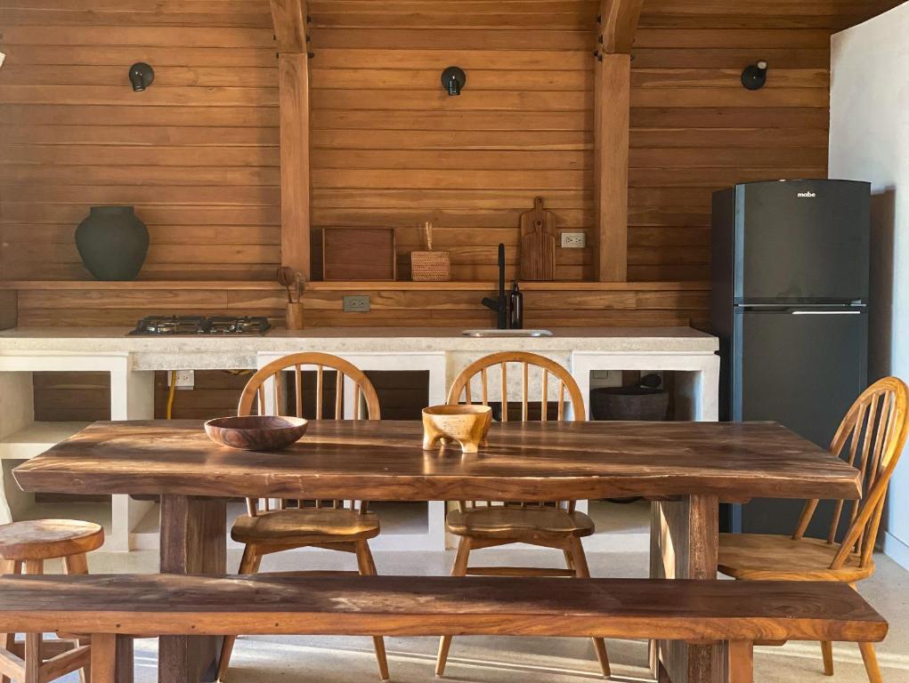 Kuchyň nebo kuchyňský kout v ubytování Purapura Santa Teresa