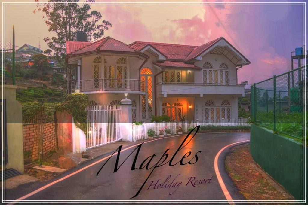 una representación de una casa con entrada en Maples Holiday Resort, en Nuwara Eliya