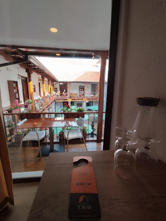 Posezení v ubytování Casona Tobar Hotel