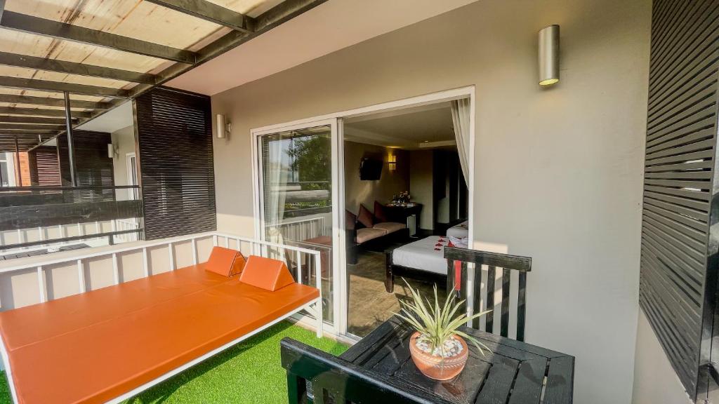 Posezení v ubytování Dusit Hotel Siem Reap