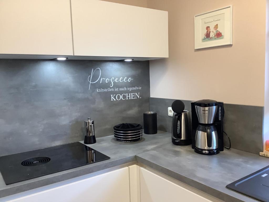 Küche/Küchenzeile in der Unterkunft Villa di Lago - Ferienhaus mit Sauna