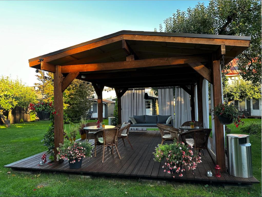 Zahrada ubytování Hede suvemajad/summer houses