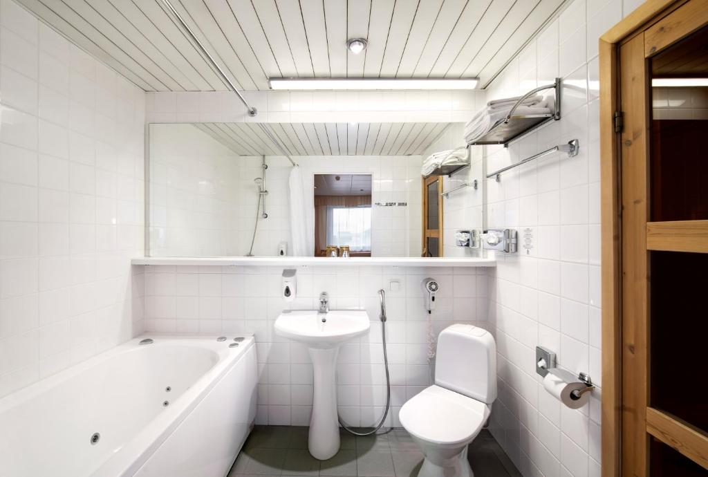 Koupelna v ubytování Hestia Hotel Susi