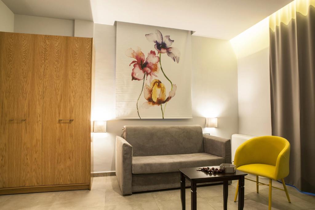 Posezení v ubytování Anemos Rooms & Apartments