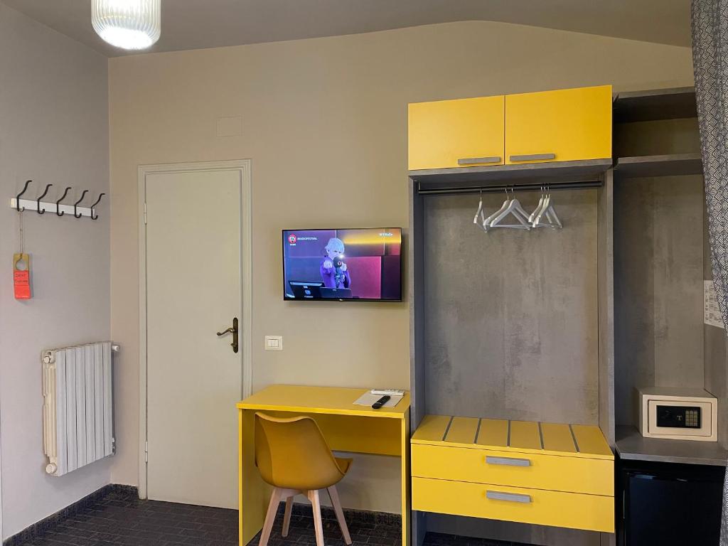 Kuchyň nebo kuchyňský kout v ubytování Hotel Lukas