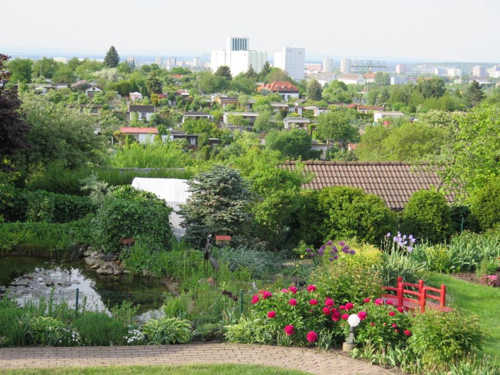 Zahrada ubytování Hotel Erfurtblick
