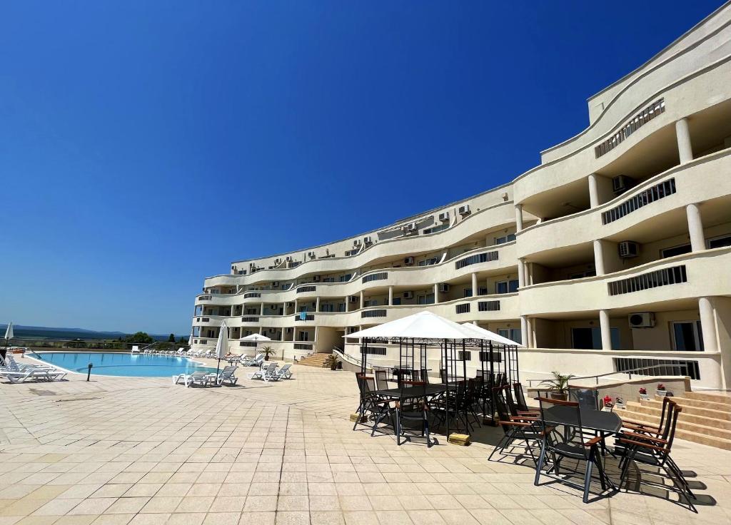 Balkón nebo terasa v ubytování Апартаменти Сънбрийз - Sunbreeze Apartments