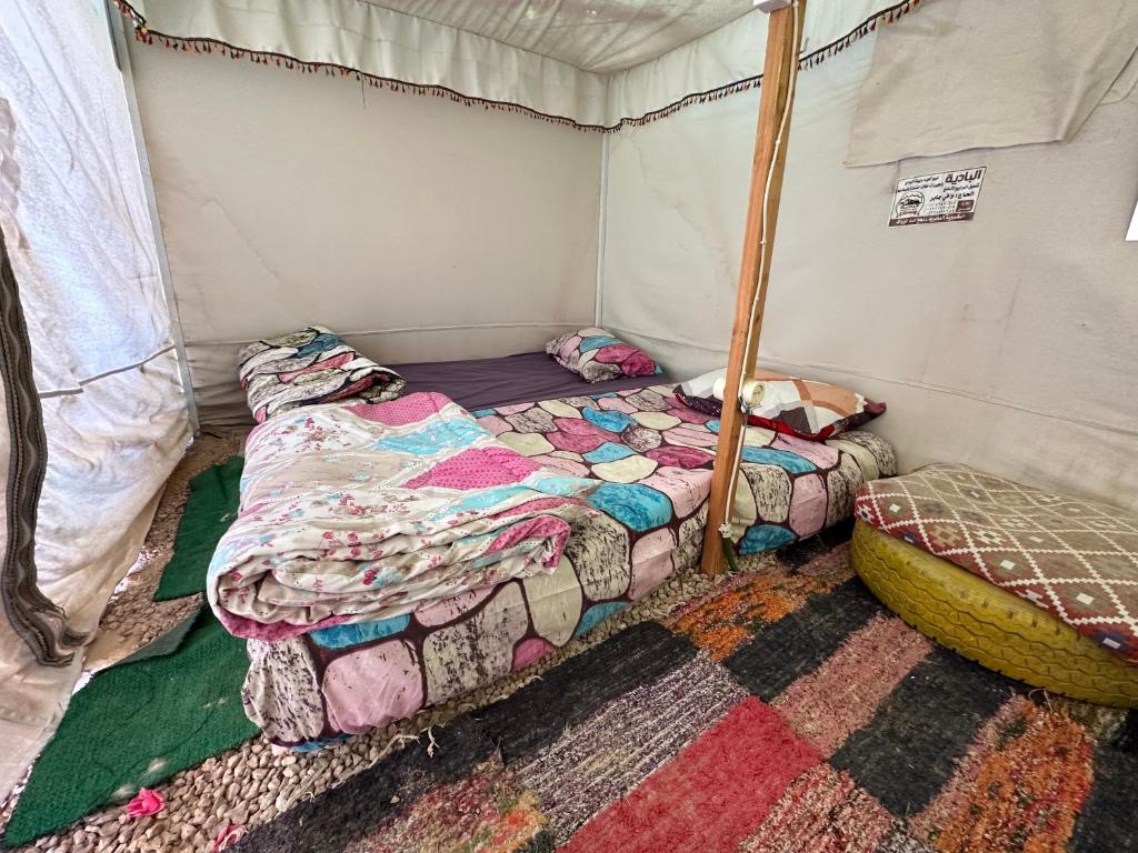 Postel nebo postele na pokoji v ubytování Muhra Camp Siwa