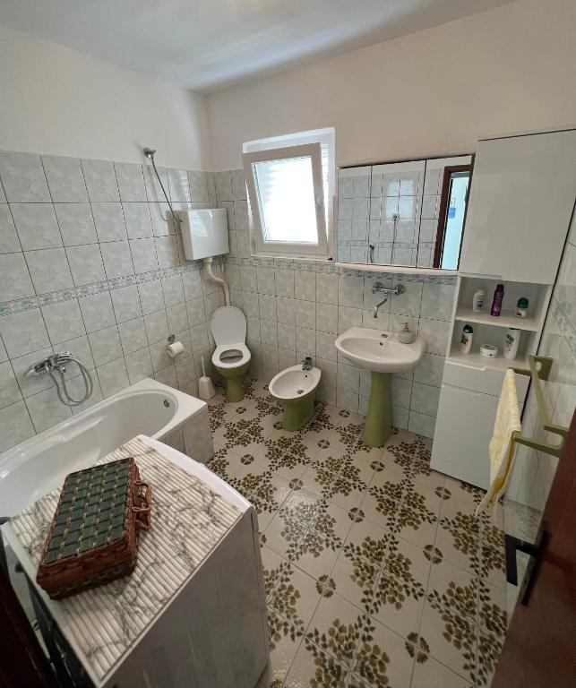 Koupelna v ubytování Apartment Ciba