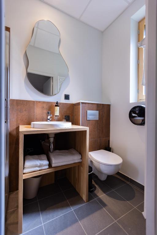 Kúpeľňa v ubytovaní Hôtel - Lodges de Lemptégy