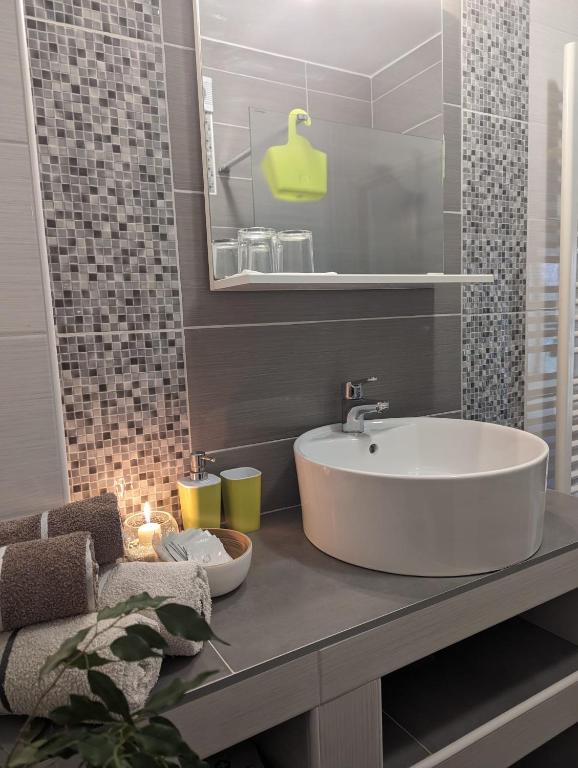 Salle de bains dans l'établissement Villa Iva