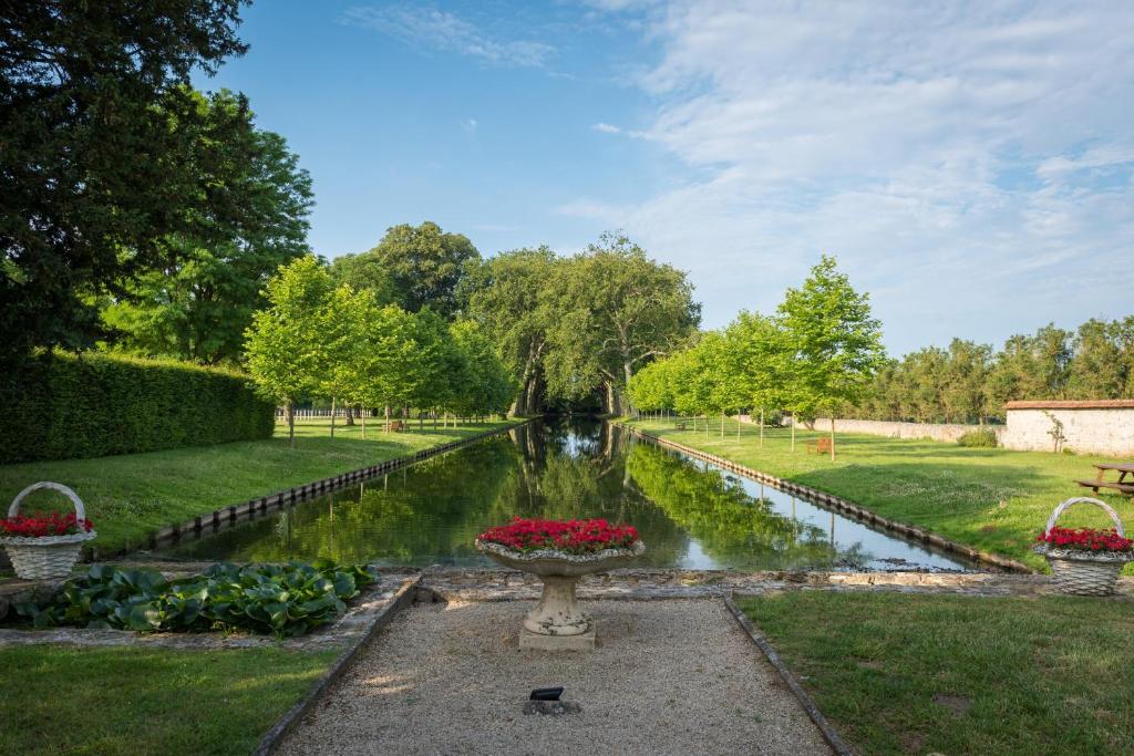 Zahrada ubytování Château de Courcelles - Relais & Châteaux