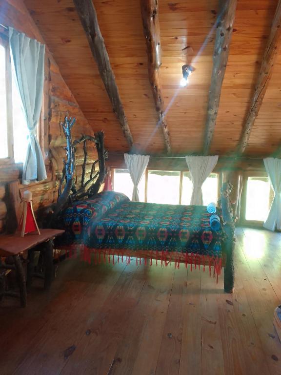 Posezení v ubytování CABAÑAS EL PALENQUE