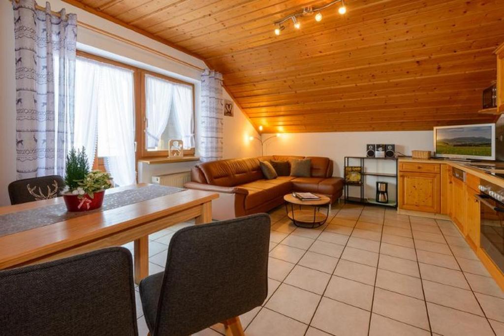 Kuchyň nebo kuchyňský kout v ubytování Almerhof - Waldferienhof Almer