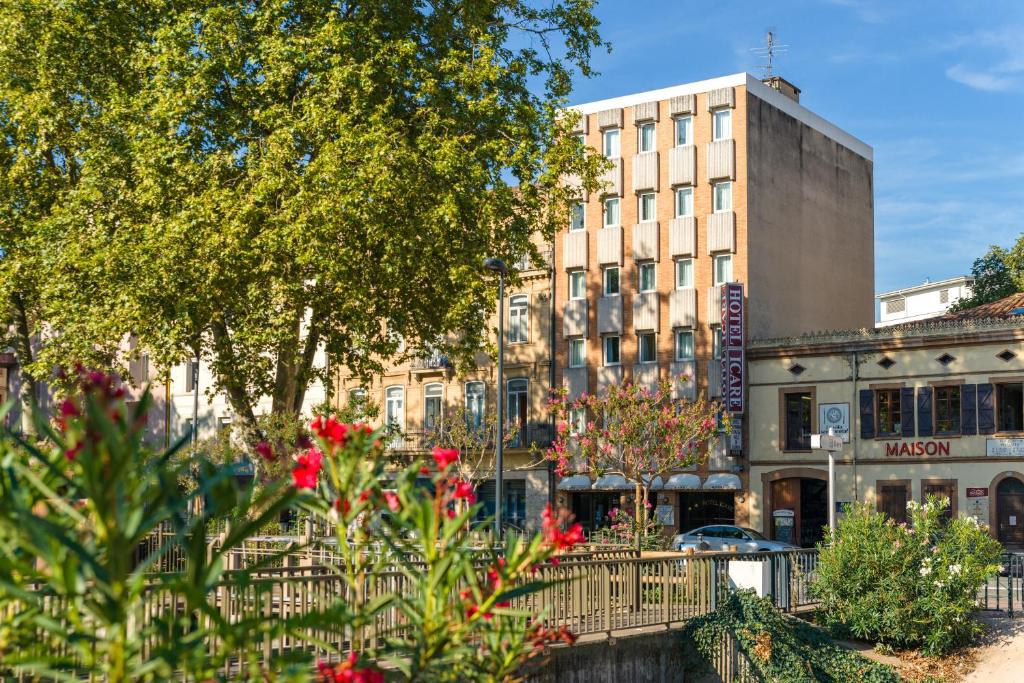 Zahrada ubytování Hôtel Icare