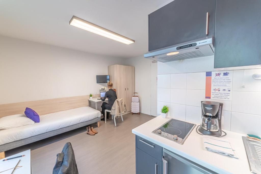 Montempô Apparthôtel Toulouse Balma - Resim 11