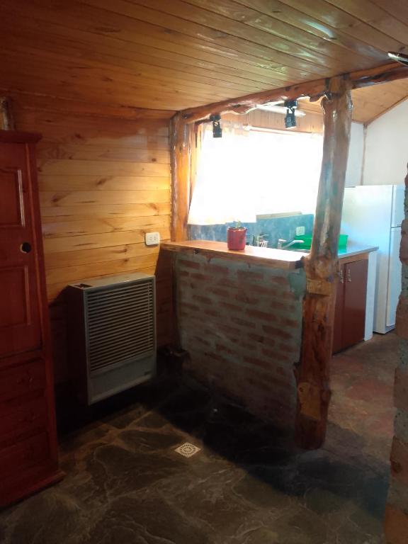 Kuchyň nebo kuchyňský kout v ubytování CABAÑAS EL PALENQUE