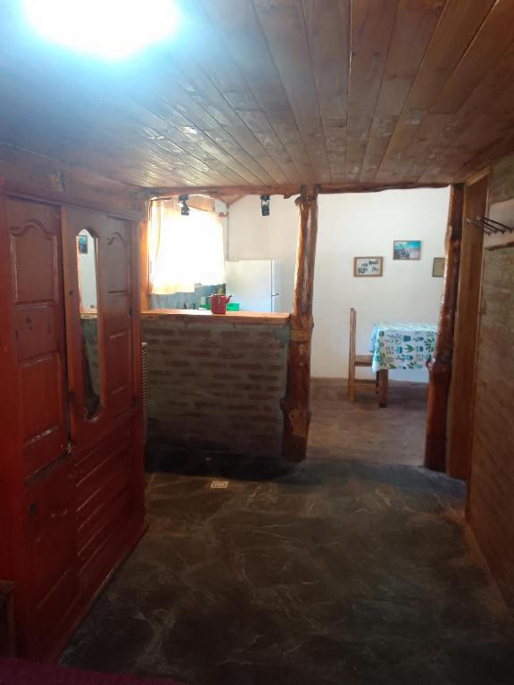 Postel nebo postele na pokoji v ubytování CABAÑAS EL PALENQUE
