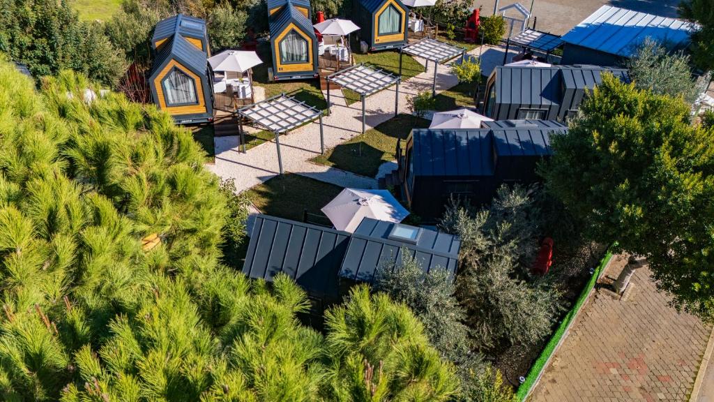 Zahrada ubytování Efe Tiny House