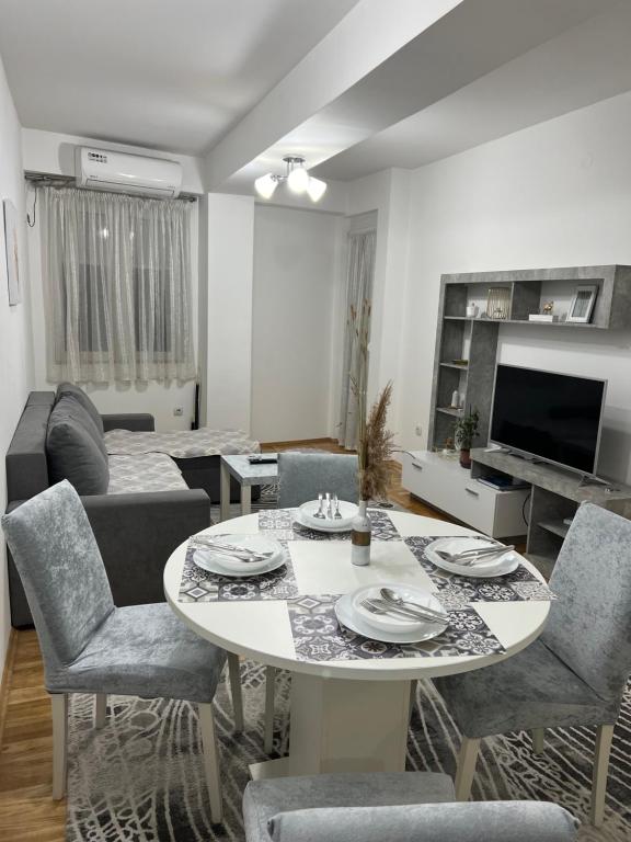TV a/nebo společenská místnost v ubytování The Loft