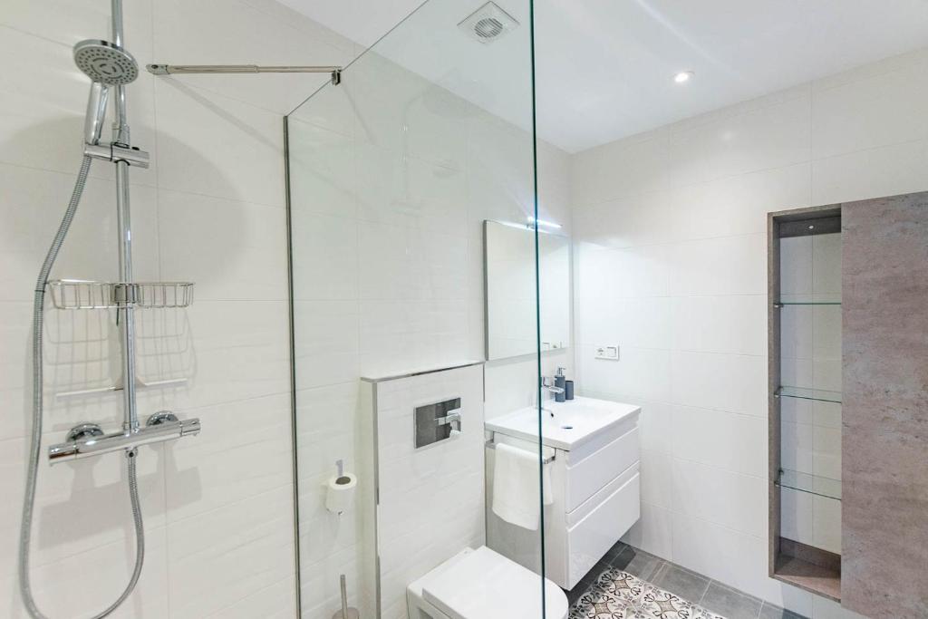 Koupelna v ubytování Luxury apartment