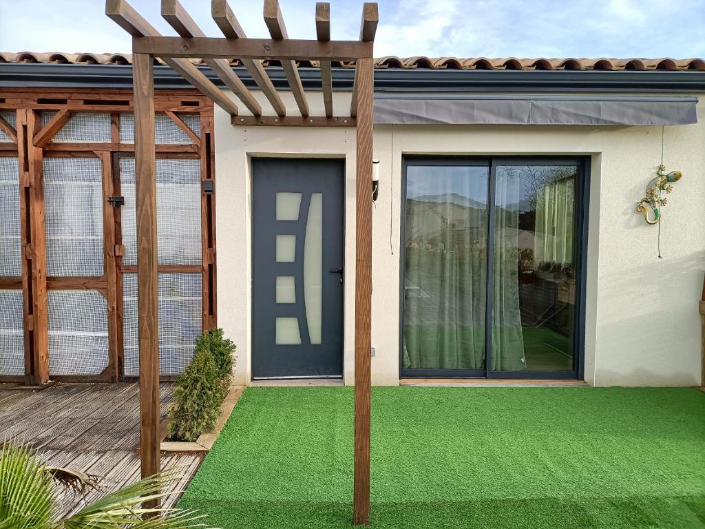 Zahrada ubytování La cabane des jours heureux