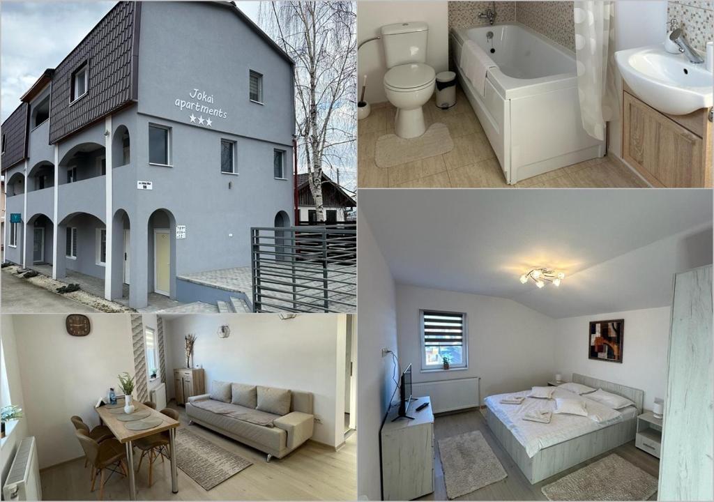 Χώρος καθιστικού στο Jokai Apartments Nr9, code entry