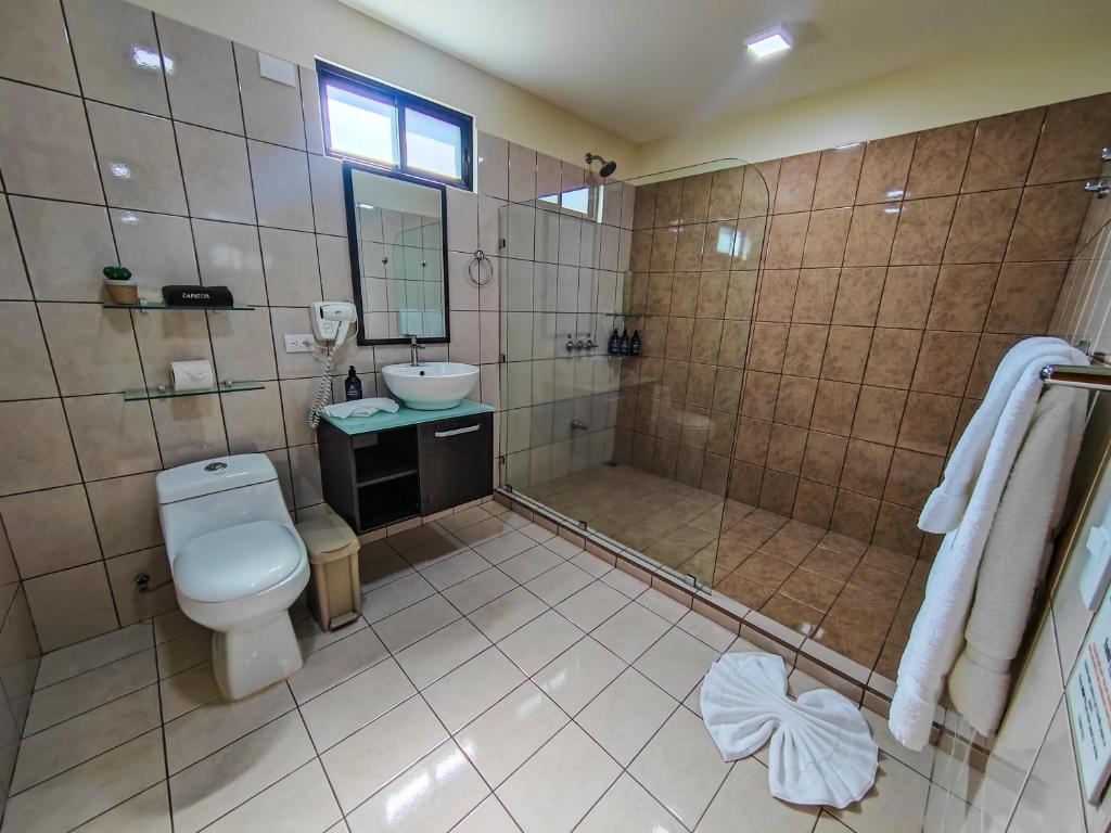 Koupelna v ubytování Sibu Boutique Hotel