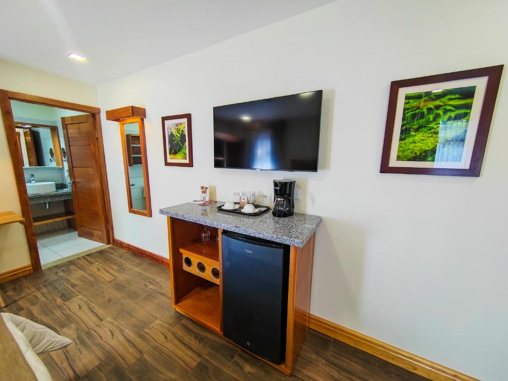 Kuchyň nebo kuchyňský kout v ubytování Sibu Boutique Hotel