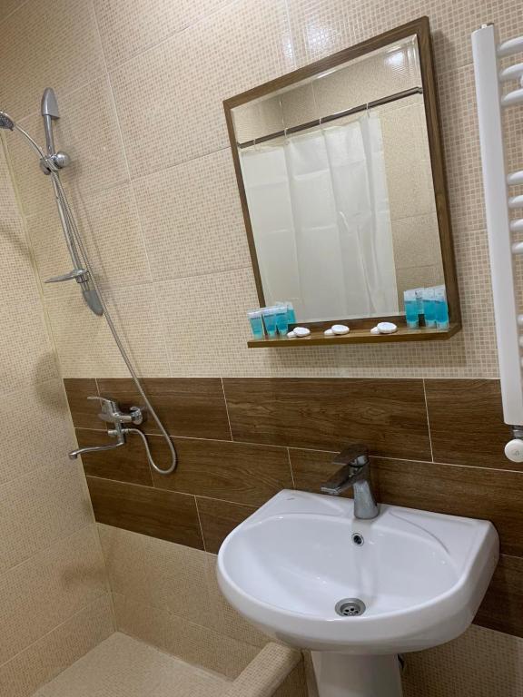 Koupelna v ubytování Villa Bodbe