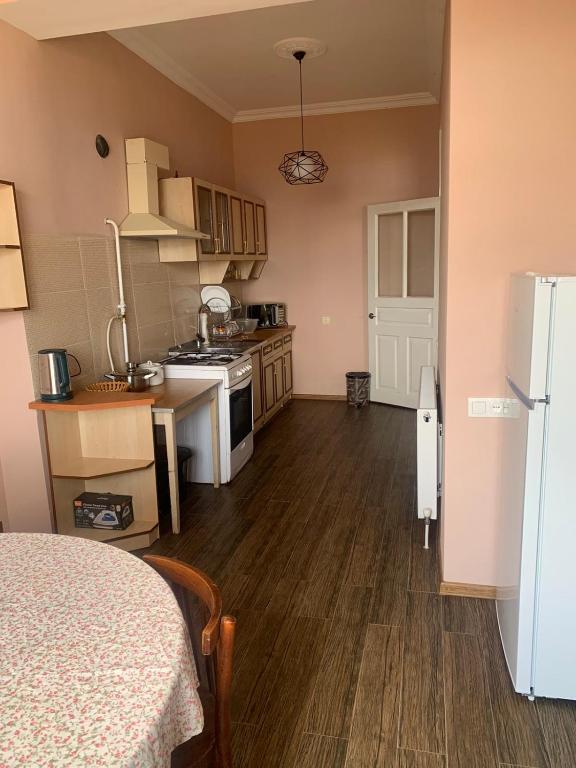 Kuchyň nebo kuchyňský kout v ubytování Villa Bodbe
