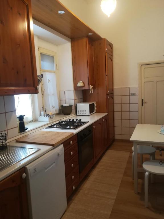 Kuchyň nebo kuchyňský kout v ubytování Antico Chalet Momosa Maxi