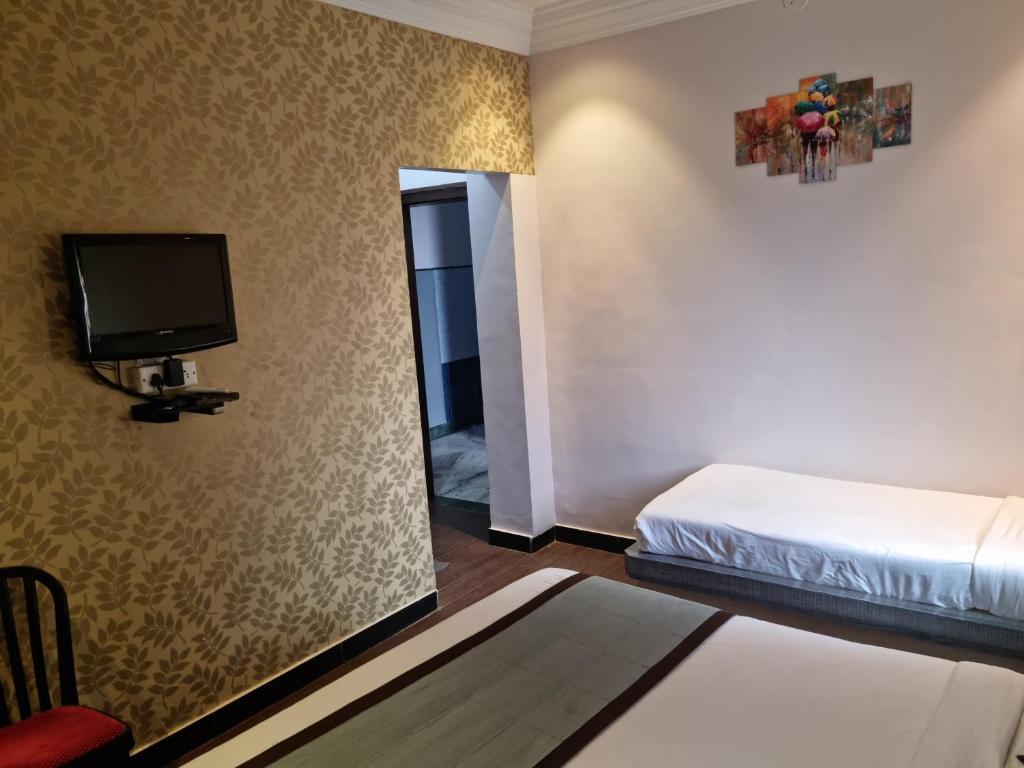 TV a/nebo společenská místnost v ubytování Hotel Kiara Eshosans Palace