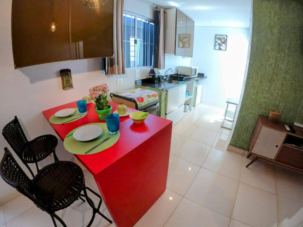 Pousada Ideal Guarujá - Estúdios Mobiliados, Ar-Condicionado e Cozinha - Standard Apartment