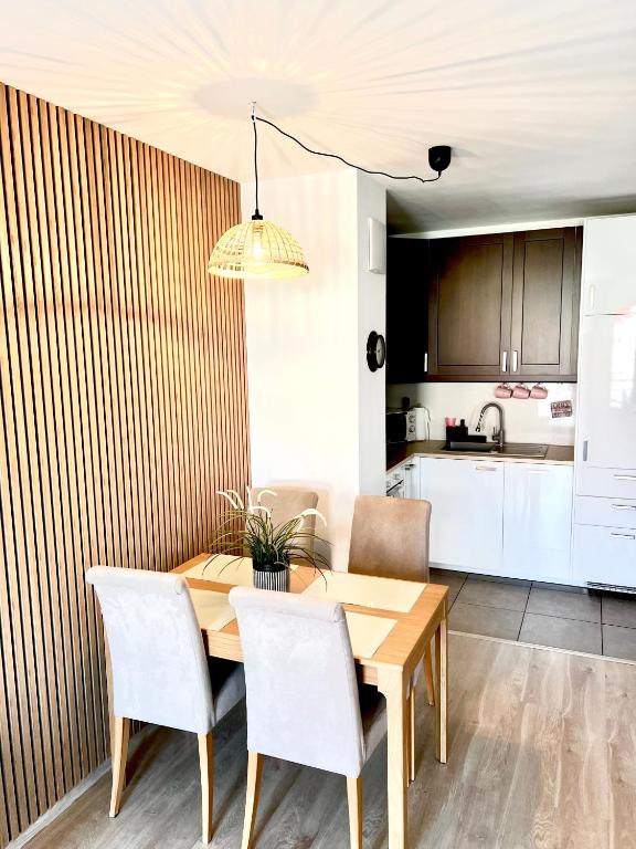 Kuchyňa alebo kuchynka v ubytovaní Apartament Baltik Star
