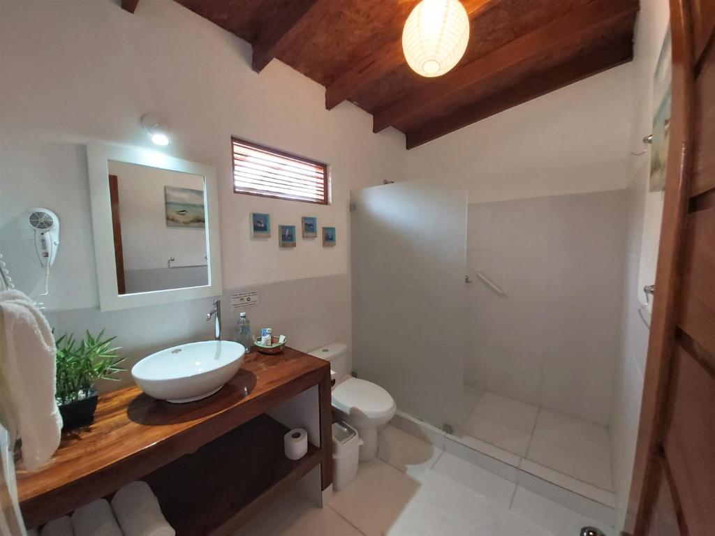 Koupelna v ubytování Punta del Norte Bungalows